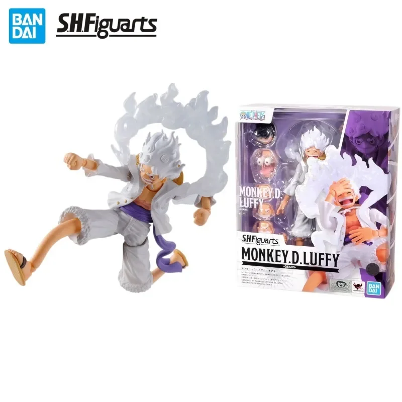 

100% Original Bandai S.H.Figuarts One Piece Monkey D Luffy Gear 5 Nika The Warrior of Liberation Action Figure Brand New In Box