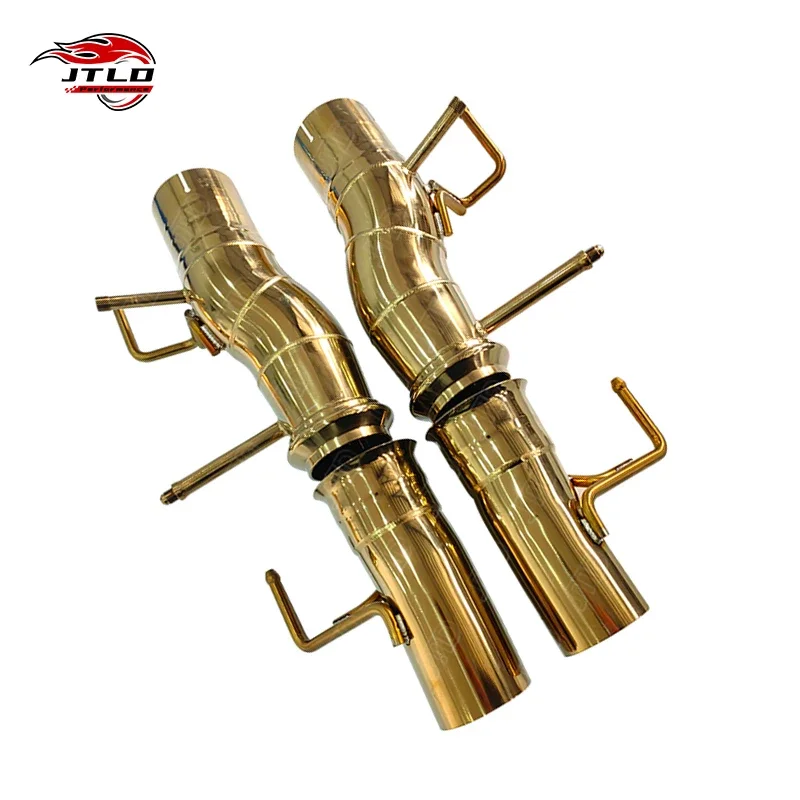 

Прямая труба из нержавеющей стали, полировка золота, выхлопная система для выхлопной системы Ferrari SF90