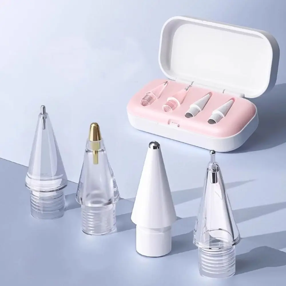 Replaceable Pencil Tips Shockproof Portable Tablets Pen Nibs PP Lining Anti-scratch Pencil Nibs Organizer Box for Apple Pencil