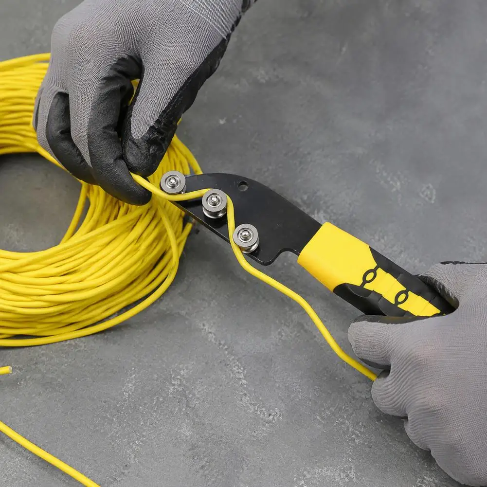 Cable Straightening Tool Wire Straightener Tool Adjustable Angle Wire Wrapping Device Portable Metal Tubing for Aluminum