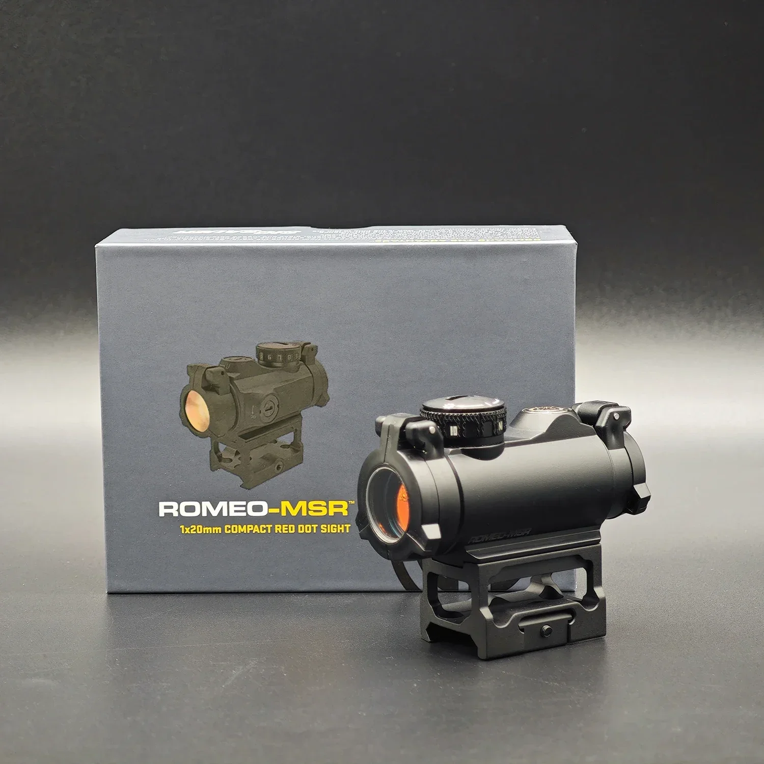 

ROMEO-MSR Red Dot Reflex 2MOA Compact sight with 1.41” Absolute co-witness Mount Full Original Markings 800GS Shockproof