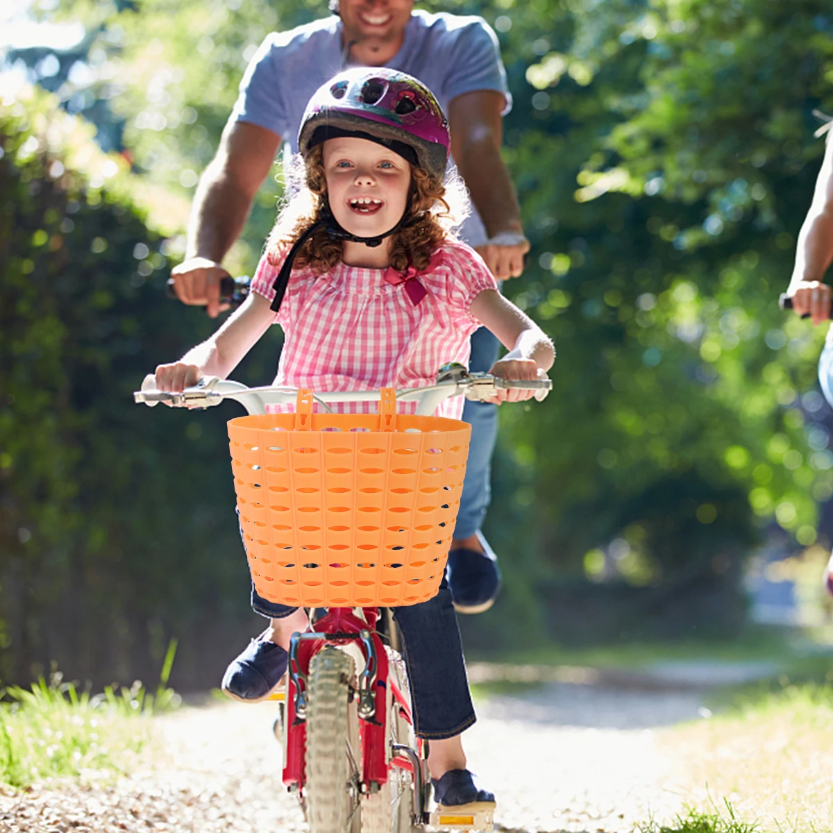 

Decorate Bicycle Basket Boy Bike Accessories Cycling Baskets Attachment for Kids