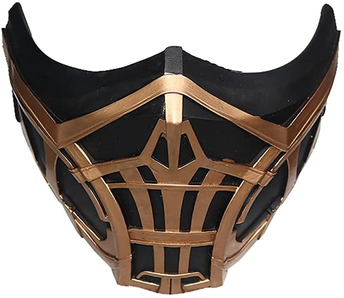 

Fight Mask Cosplay Sub-zero Scorpion Half Face Prop Resin