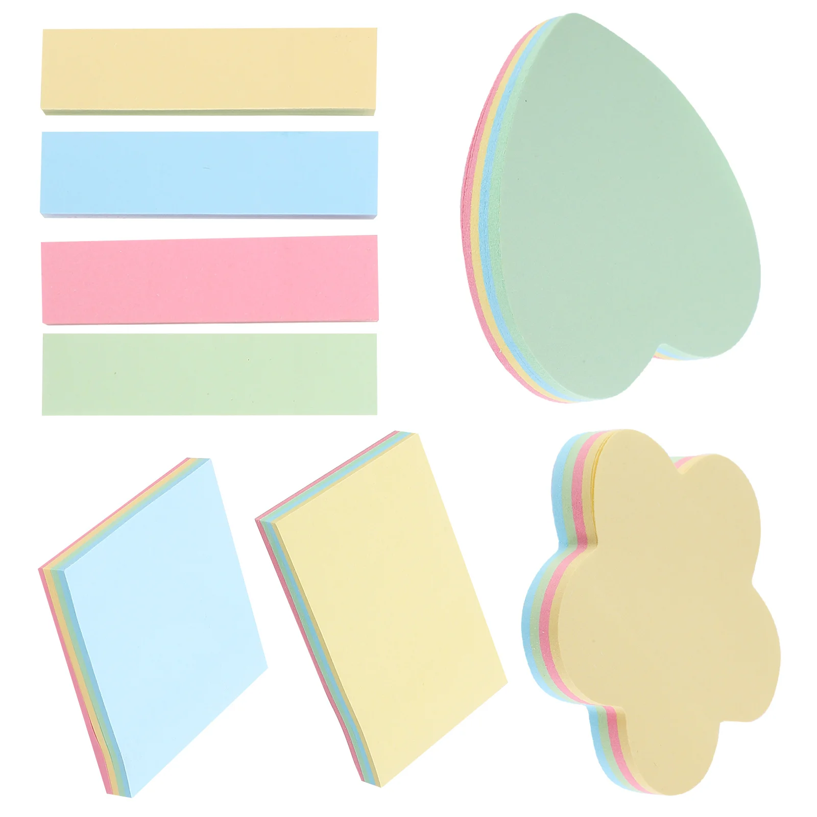 

500Pcs Adorable Note Stickers Creative Notepads Sticky Multi-Functional for Students Office Supplies Easy to Use