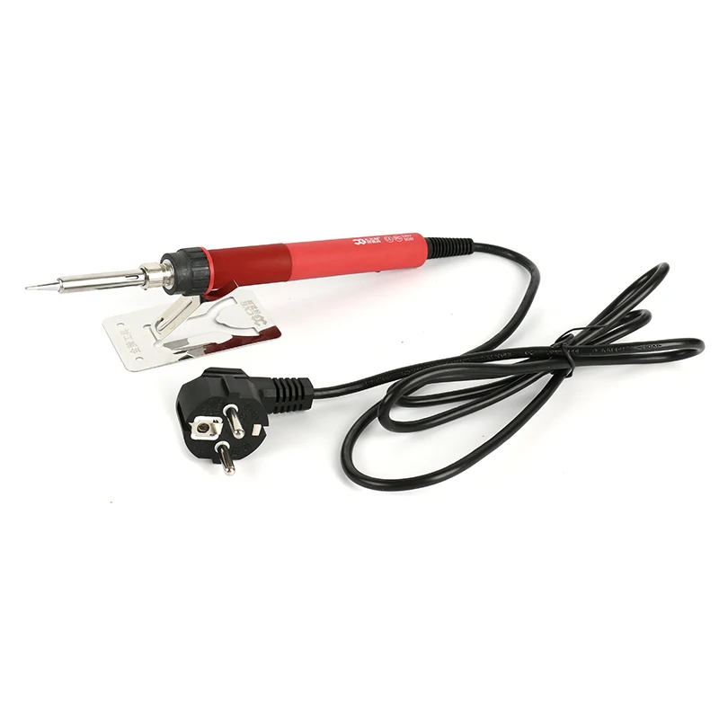 E90W LED ดิจิตอลปรับอุณหภูมิไฟฟ้า Soldering Iron PCB SMD เชื่อมเครื่องมือชุด90W EU PLUG