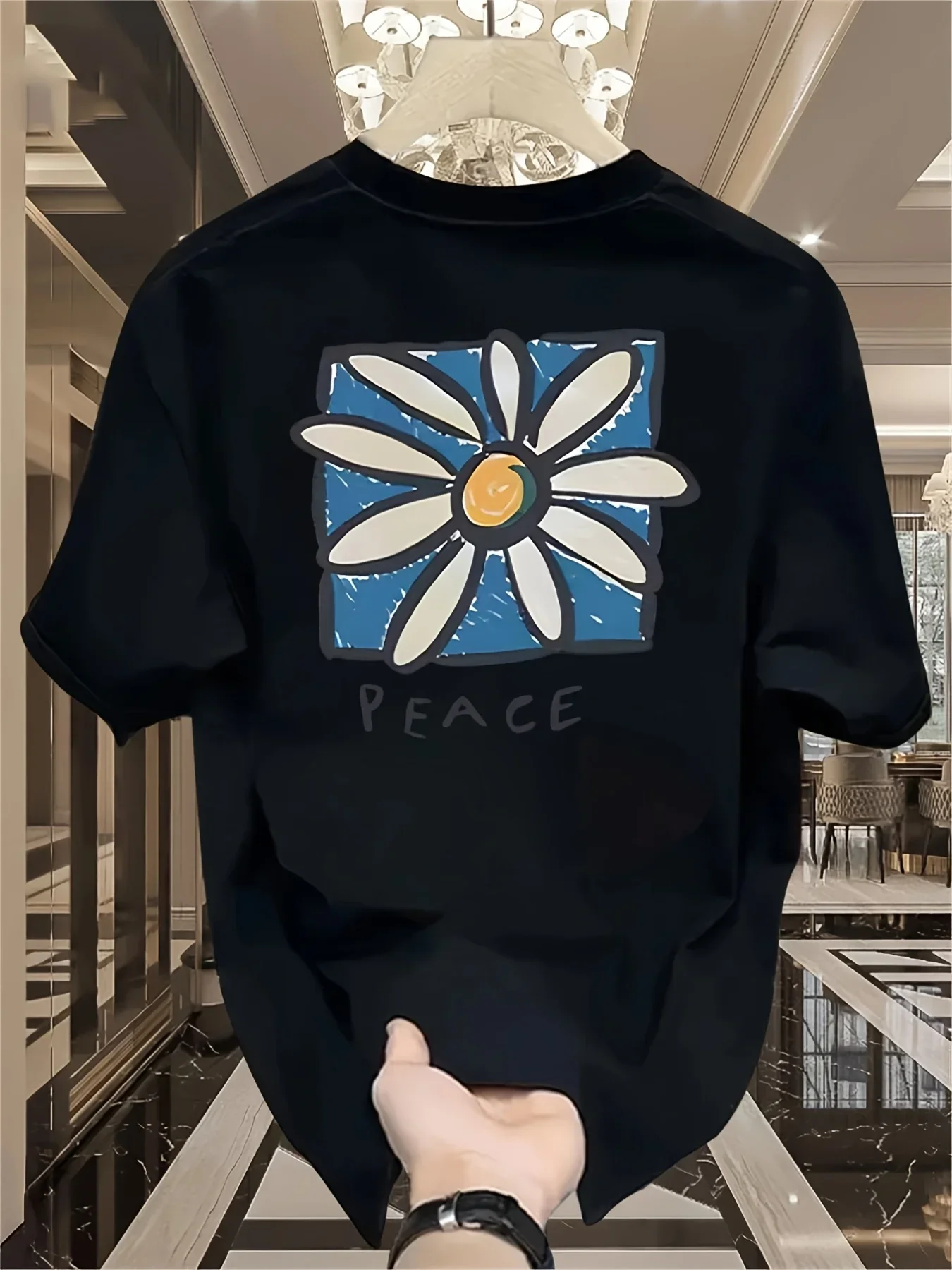 Men's Women Kids Heavyweight Pure Cotton Short-Sleeve T-Shirt Korean Streetwear Style, Machine Washable, Full of Vintage Charm