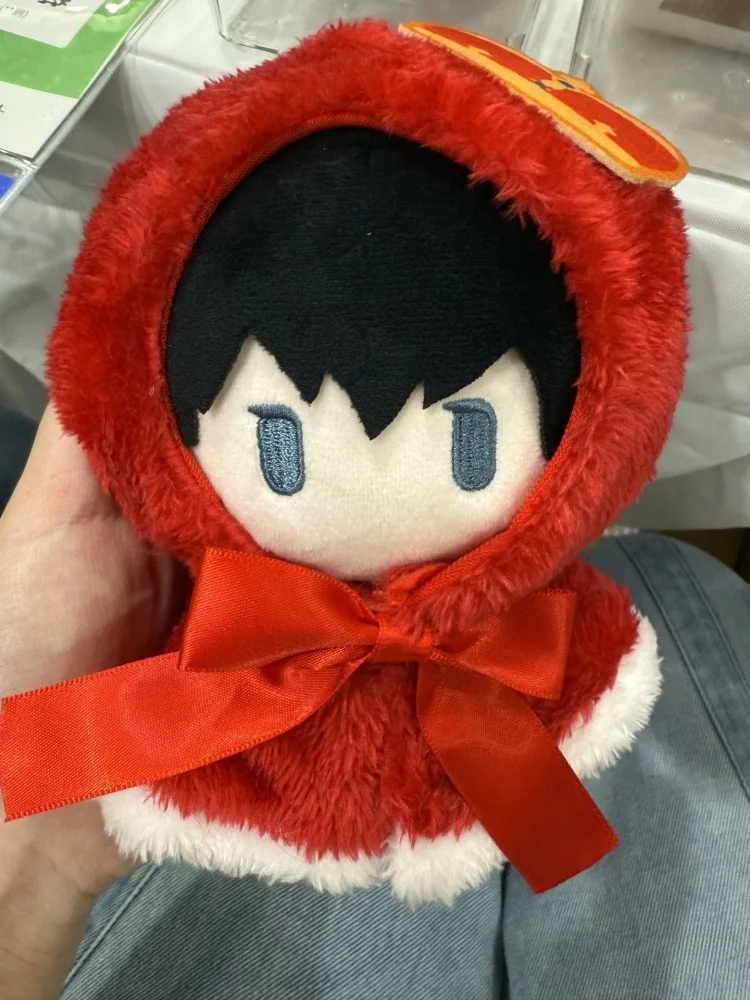 TAPIOCA Official Licensed Haikyuu!! Cloak Nunu Plush Dolls Stuffed Shoyo Hinata Anime Character Collectible Gift For Anime Fans