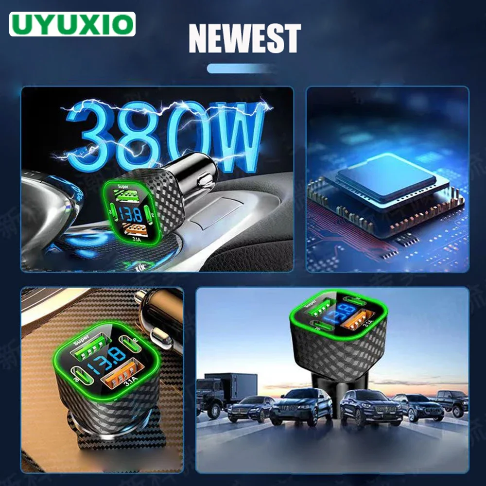 4 In 1 Usb C Car Ch… - image