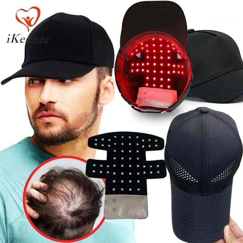 

Hair Growth Laser Cap 660nm 850nm Near Infrared Red Blue Light Therapy Cap Anti Hair Loss Treatment Promotes Hair Growth Hat