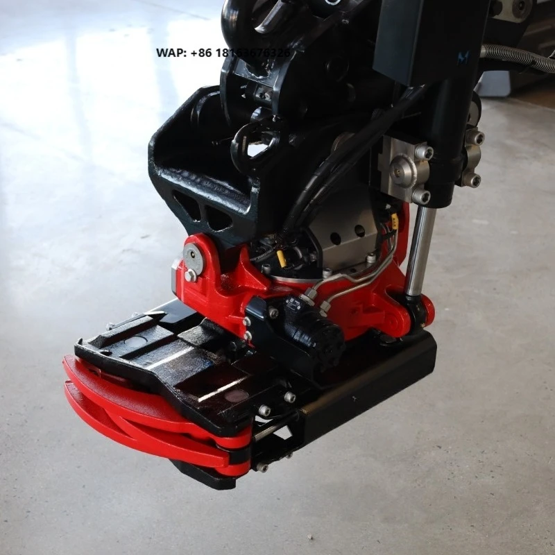 Excavator Hydraulic Wrist Tilt & Rotate Coupler for 2-4 Ton Yanmar SV Bobcat E Series for Nordic Landscaping & Finishing Work