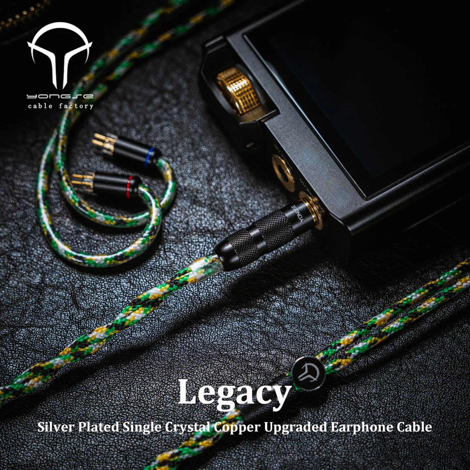 Cavo per auricolari aggiornato in rame monocristallo placcato argento Yongse Legacy