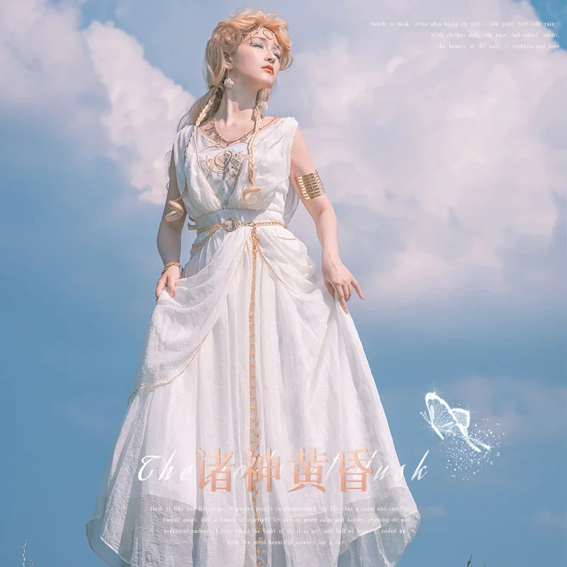 

Lolita Dress Ancient Greek Noble Goddess Gods Dusk Nordic Exotic Elegant Myth Series Palace Style Tea Party Dress Wedding Dress