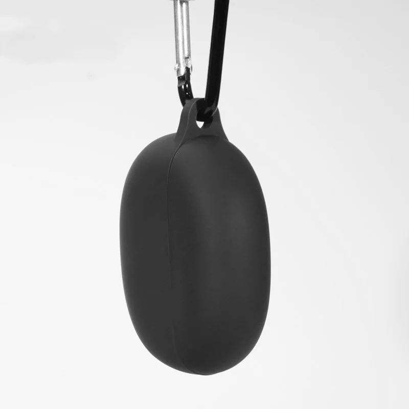 حافظة واقية من السيليكون لهاتف OPPO Enco X غطاء سماعة أذن لاسلكية مع خطاف