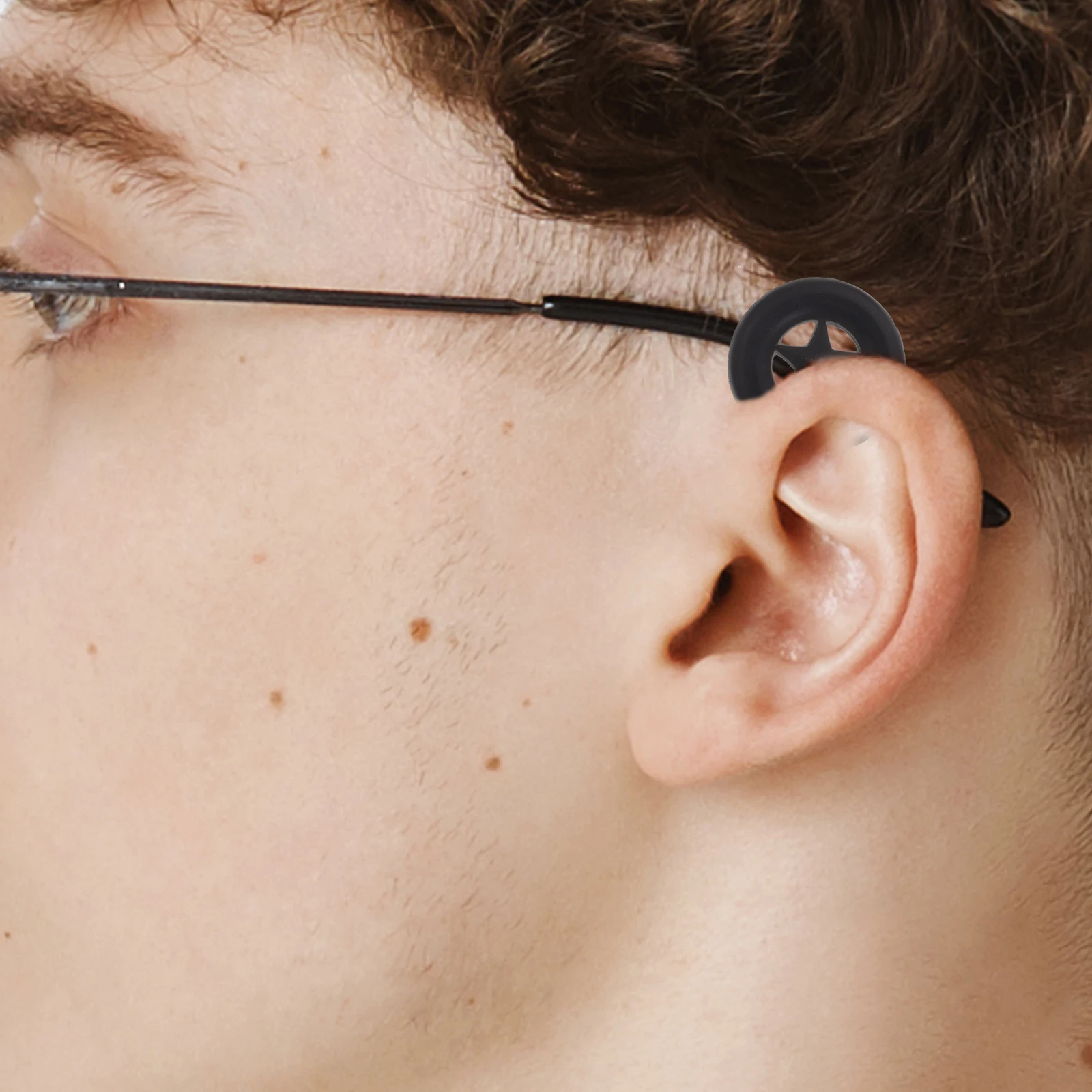 

Anti-slip Silicone Ear Grip Glasses Holders Temple Tips Comfortable Lightweight Fits Ears Eyeglass Accessories Non-skid