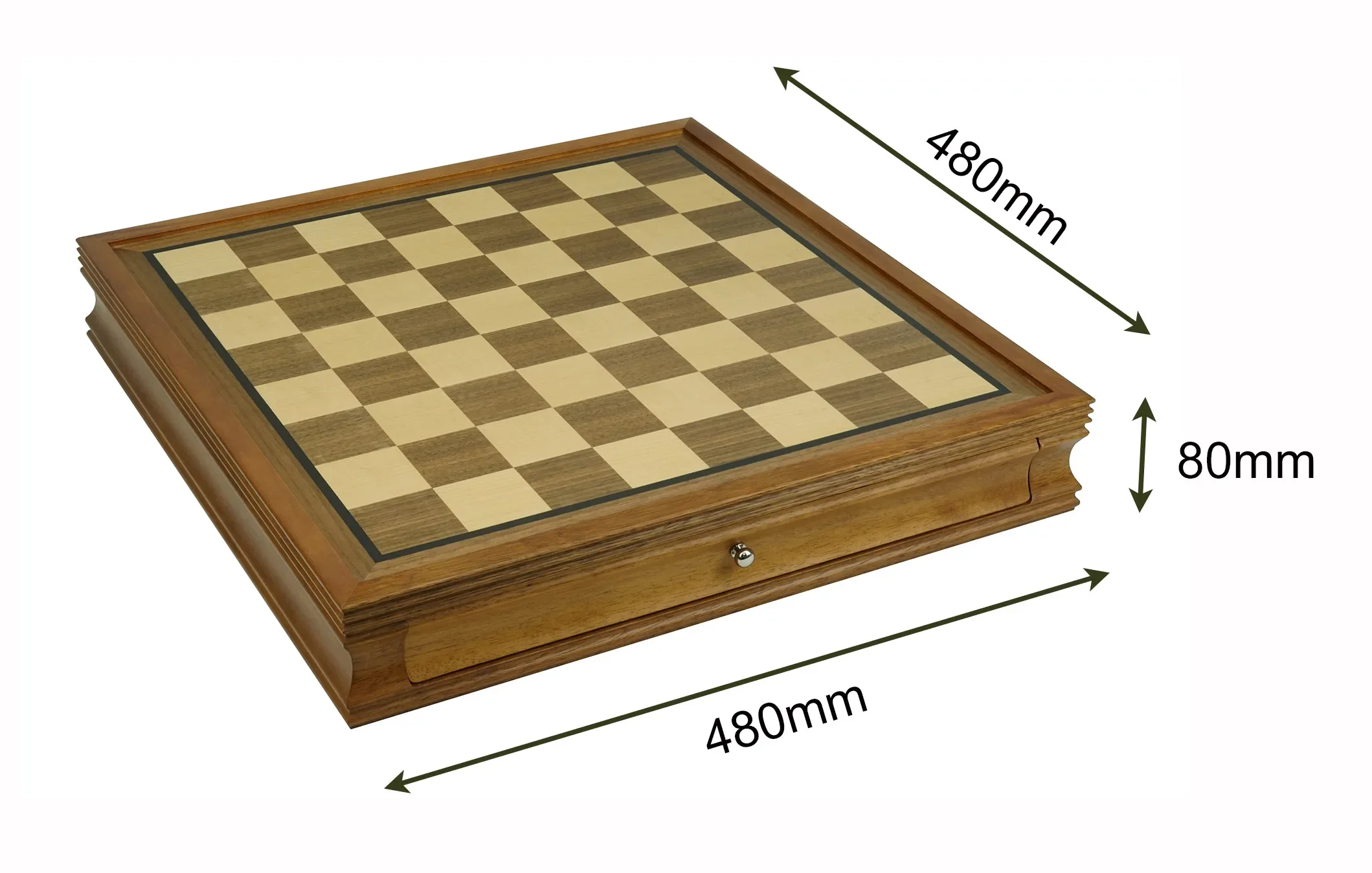 High Quality Custom Walnut Wooden Roman Chess Game Set Eco-Friendly 32 Chessmen Pieces With Board For Children's Play