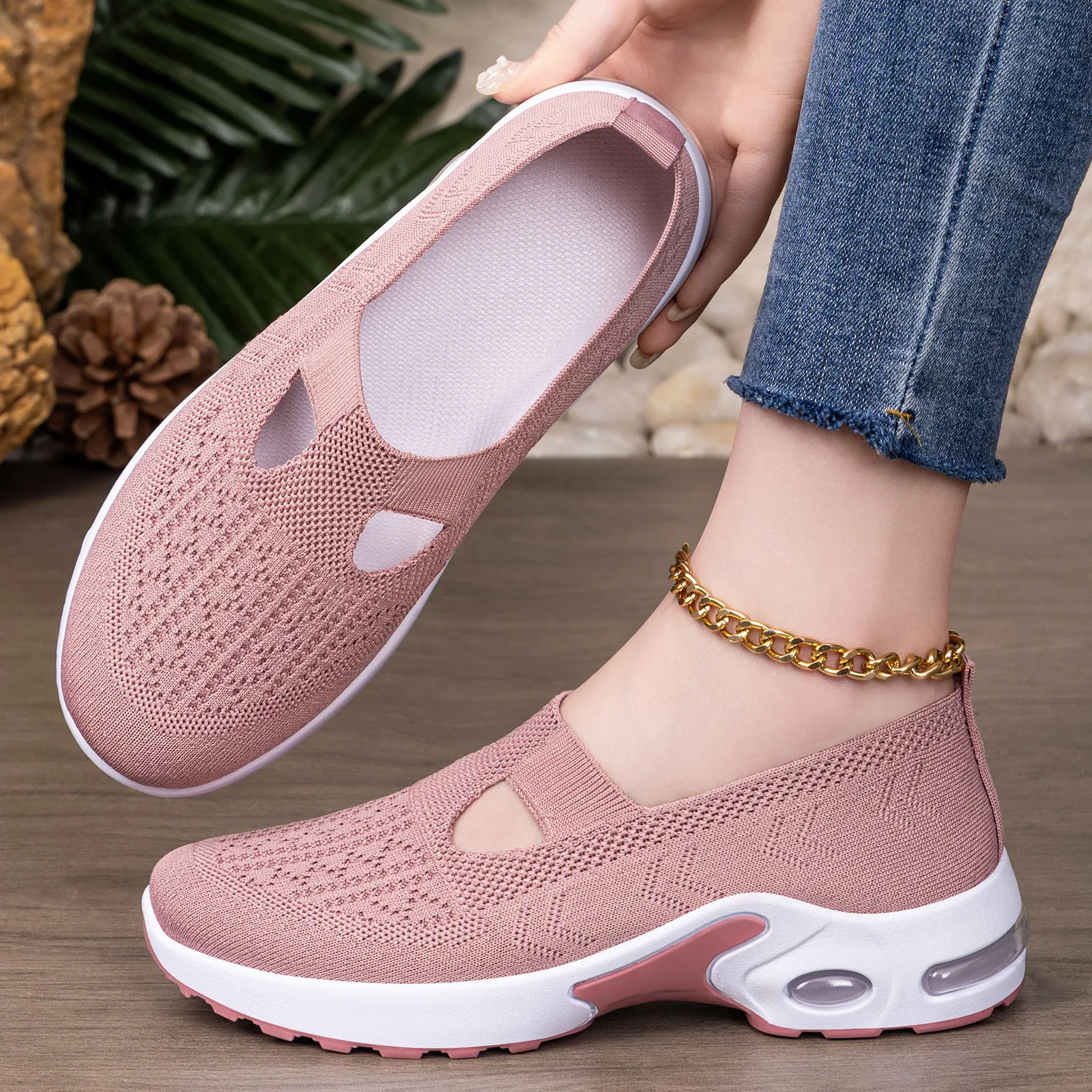 

Women's soft-soled comfortable casual shoes, lightweight baby shoes, cloth shoes, shallow-toed single shoes