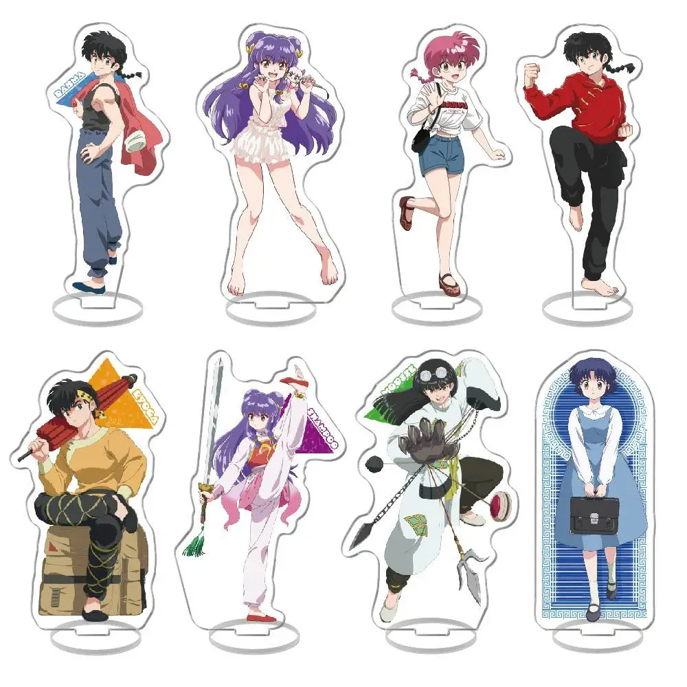 

Anime Ranma 1/2 Nibun No Ichi Acrylic Stand Model Plate Decoration Desk Figure Display Friends Cartoon New Product Girls Gift