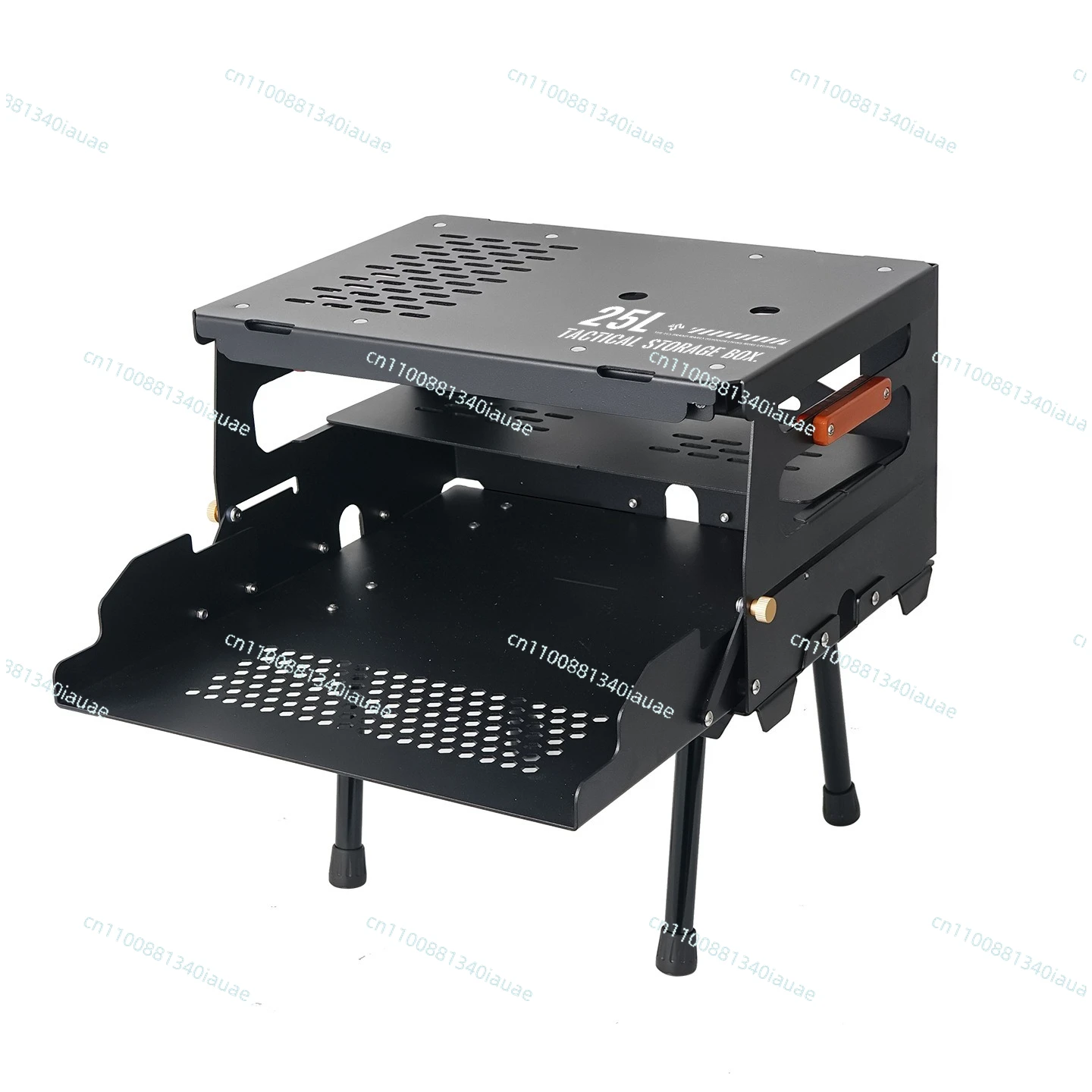 

Outdoor Multifunctional Shelf 25L Camping Storage Box Portable Folding Table Large Capacity Car Trunk