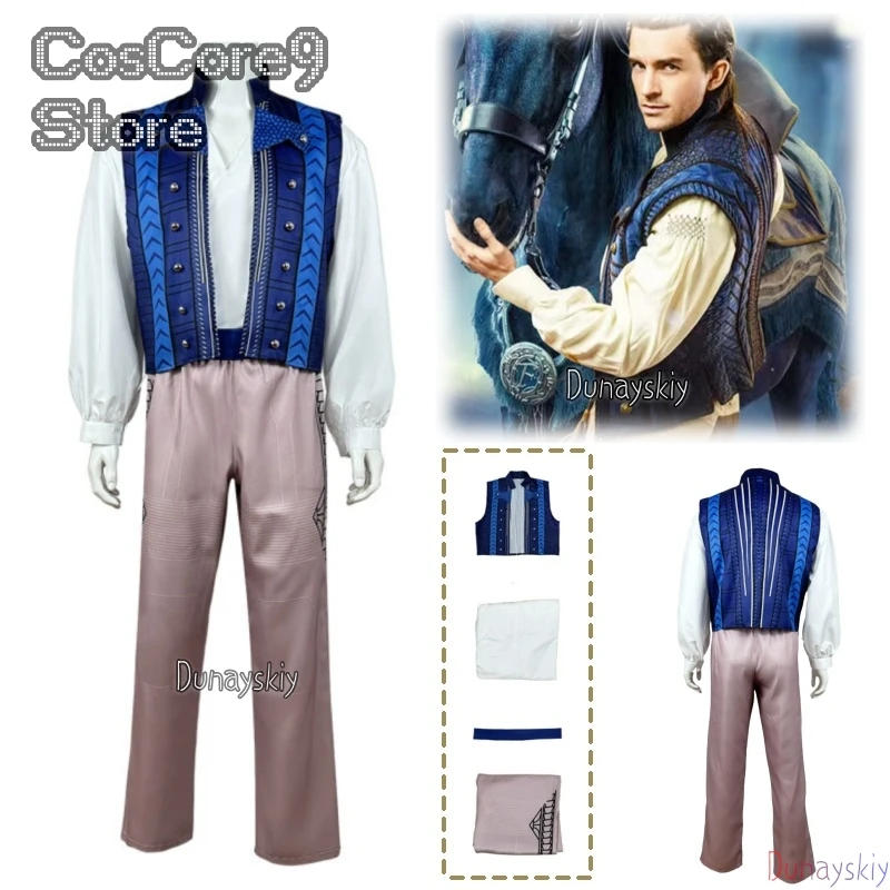 

Fiyero Cosplay Wickeed Prince Disguise Adult Men Clothes Shirts Vest Pants Outfits Halloween Carnival Party Suit 2025 Costume