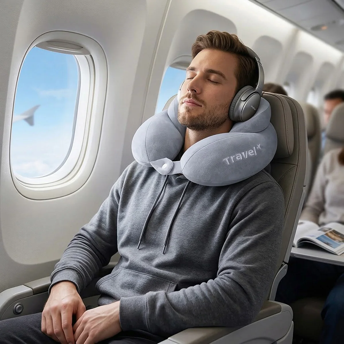 Aircraft Travel U-shaped Neck Pillow U-shaped, Convenient Travel Neck Pillow, Suitable for Daily Use, Supports The Neck