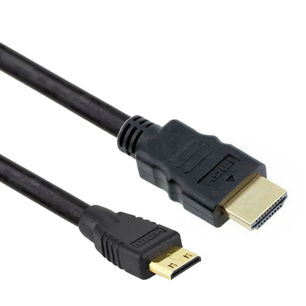 

Mini hdtv compatible with hdmi cable 1m 1.5 m 2m 3m 5m male to male 4k 3d 1080p for tablet camcorder mp4 dvd mini hdmi cable