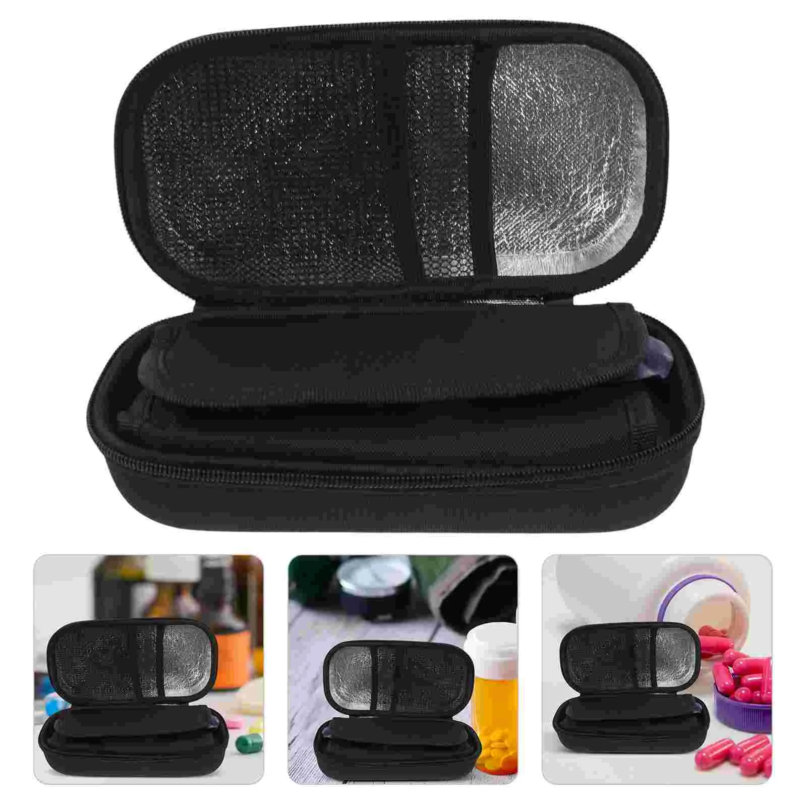  Insulin Insulation Pack Insulated Pouch Electric Cooler Bag Medical Travel Bags for Cold Medication Case