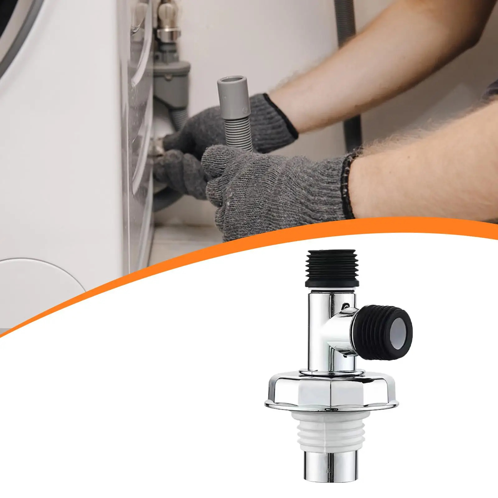 

Адаптер для слива пола Соединитель сливного шланга Канализационный тройник Адаптер двойного назначения