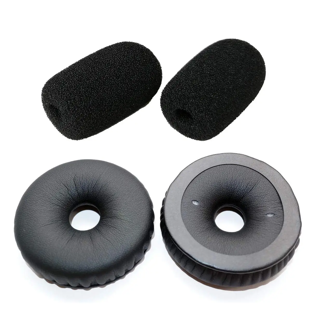 Earpads+Microphone Repair Parts for Telex 850 Active Noise Earphones，Airman Anr Pilot Headset,Telex 850 Aviation Headset (Black)