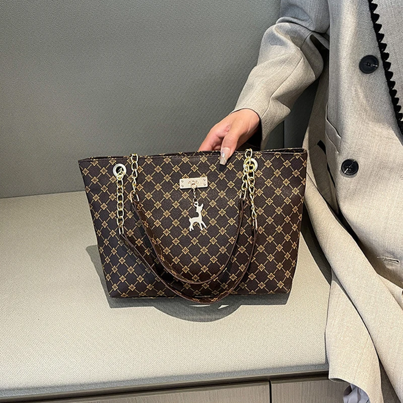 2024 Herbst und Winter Neue Presbyopie-Handtasche Schultertasche Große Kapazität Einkaufstasche Damentasche – Detail 7