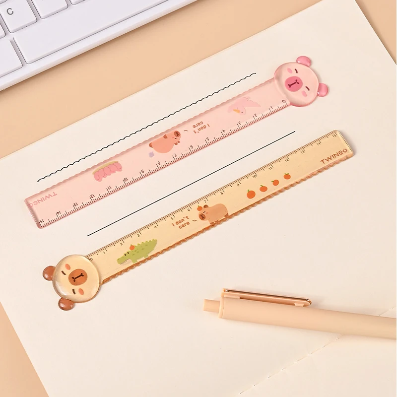 Mr. Paper, Creative Acrylic Ruler, Student Specific Drawing and Measuring Ruler, Stationery Supplies