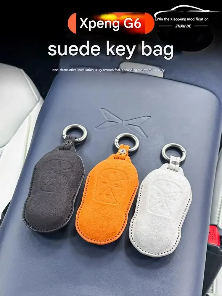 [Fast Shipping] XPENG G6 Suede Key Case
