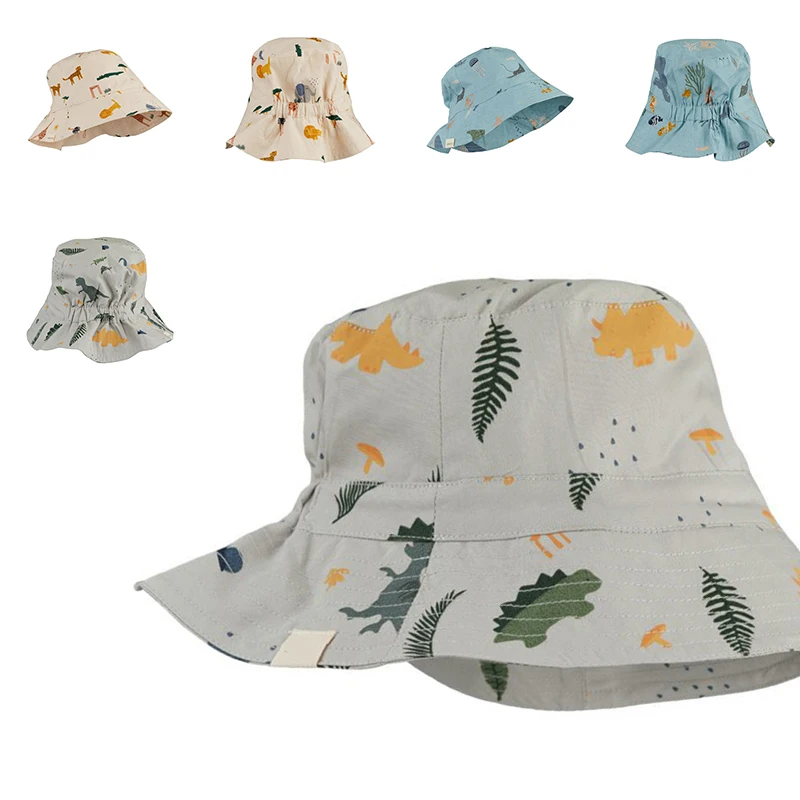 

Infant Babies Lovely Hat Newborn Boys Girls Spring Summer Outdoor Hats Children Cartoon Style Cap Toddler Kids Sun Bucket Caps