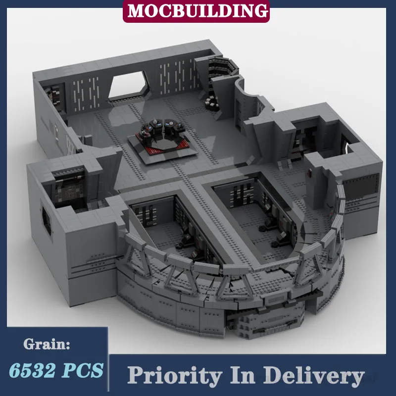 MOC Space Movie Bridge Model Assembly Building Blocks DIY Building Collection Series Toy Gifts