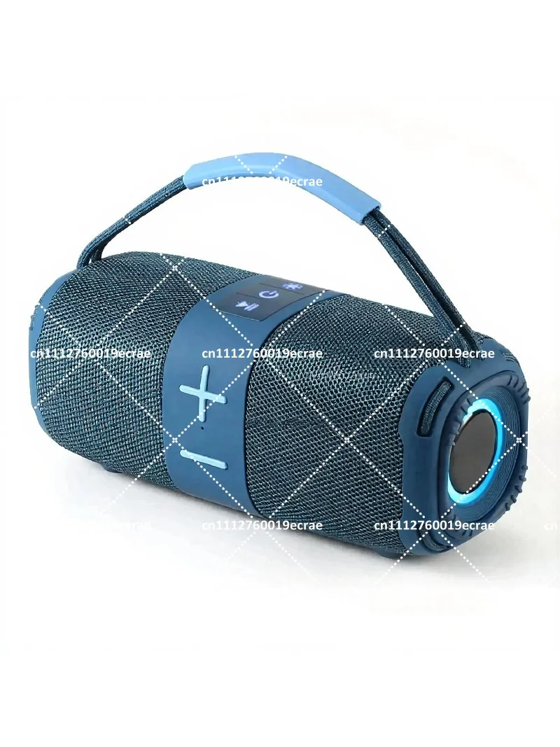 Portable RGB Bluetooth Speaker with Subwoofer, Dual Channel LED Diaphragm, High Volume Rechargeable Wireless Sound