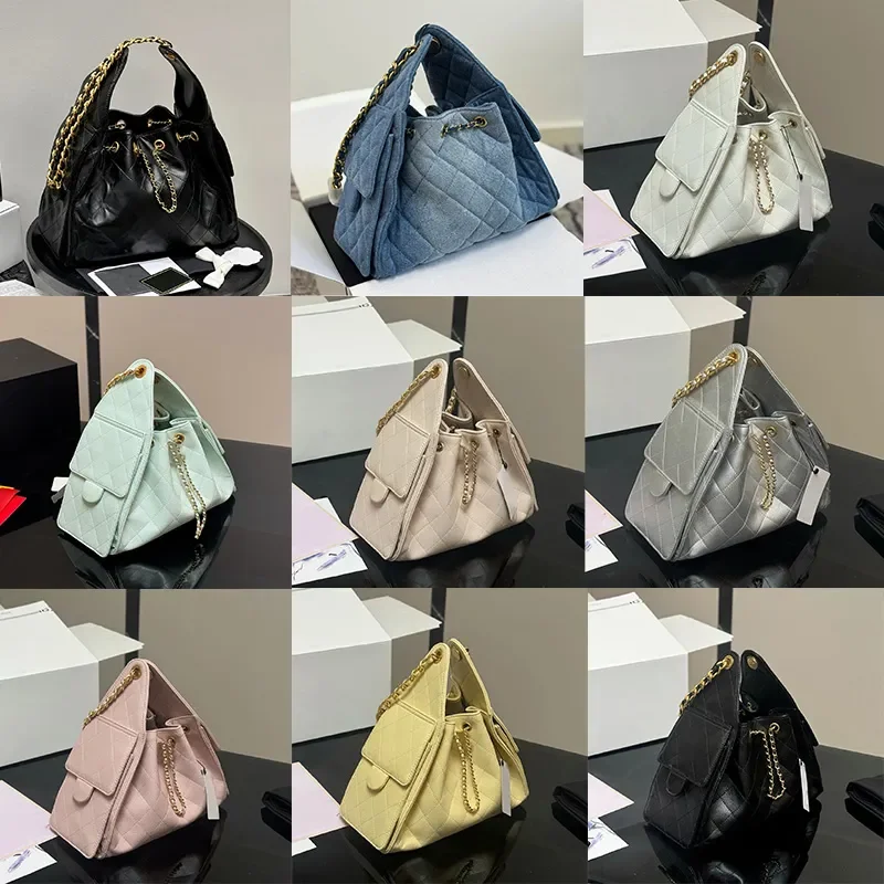 

High quality designer handbag for ladies luxury tote bag with letter design and chain strap large capacity shopping bag made