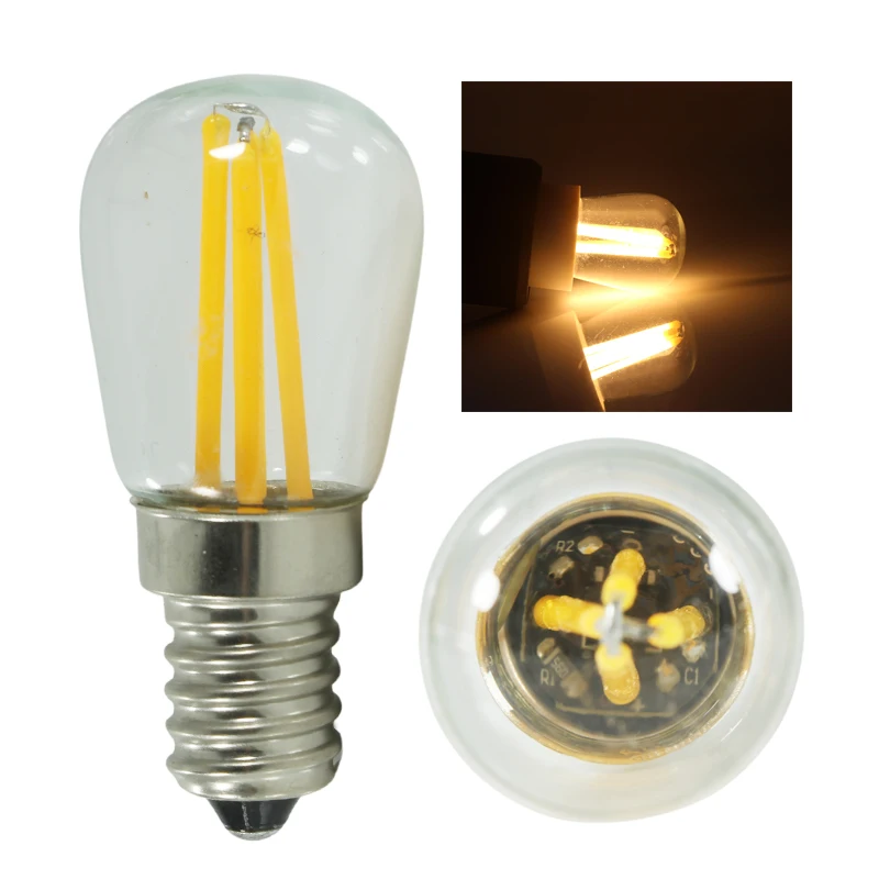 

2pcs Bombillas Led Filament Light E14 B15D 3W 110V 220V 12V 24v Super Home Indoor Bulb Candle Spotlight 12 24 Volt Sewing Lamp