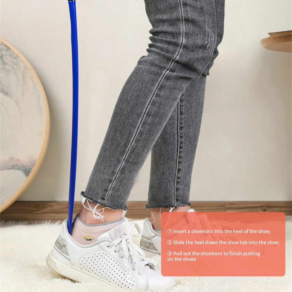 Shoe Lift 5 Colors Easy To Grip Exquisite Workmanship Fit To The Heel Curved Design Portable Shoe Lifting Device