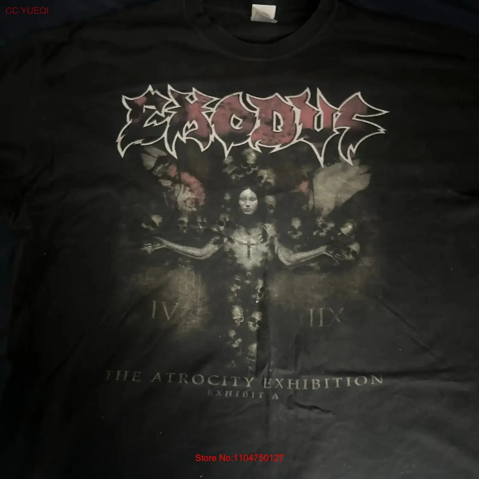 Exodus 3xl T Shirt Oop vintage Washed graphic Breathable Stretched Casual Top For Everyday Wear designer clothes fashion