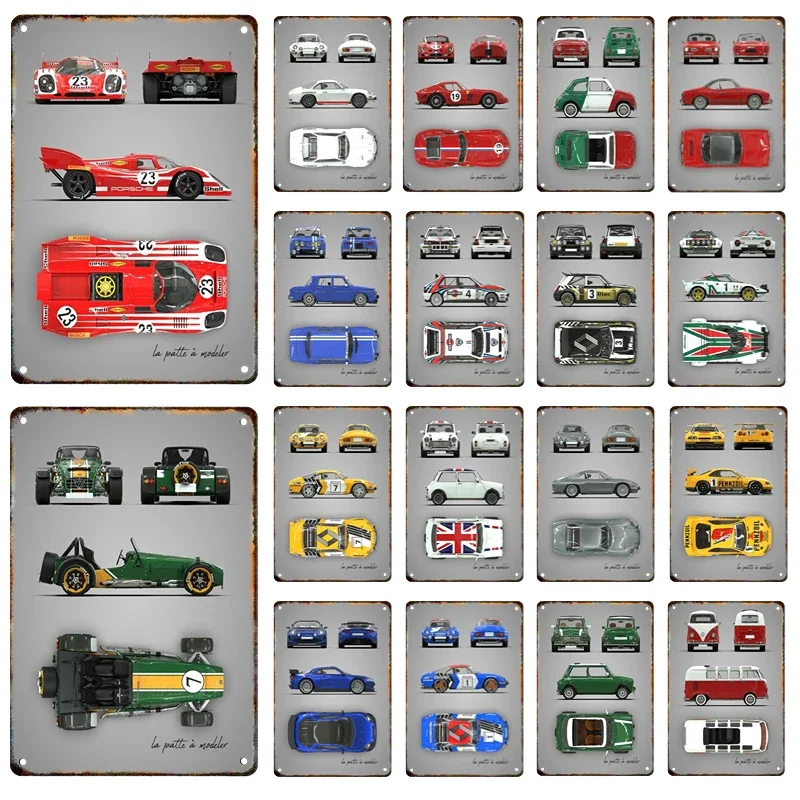 لوحة قصدير معدنية عتيقة للسيارة القديمة، لوحة لافتة مطبوعة، ملصق يرتديه، المنزل، غرفة المعيشة، Rendong، المرآب، النادي، ديكور فني جداري، Aest