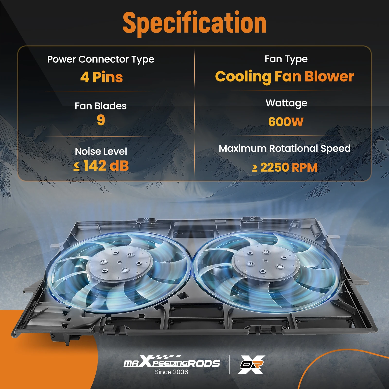 Conjunto de motor del ventilador de refrigeración del radiador para Audi A6 A7 4G 3,0 4,0 TFSI 2012-2016 2017 nuevo 4H 0959455 T 4H 0959455 AA