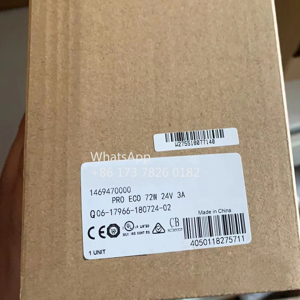 

1469470000 For Weidmuller PRO ECO 72W 24V 3A Switch-mode Power Supply Unit 24V