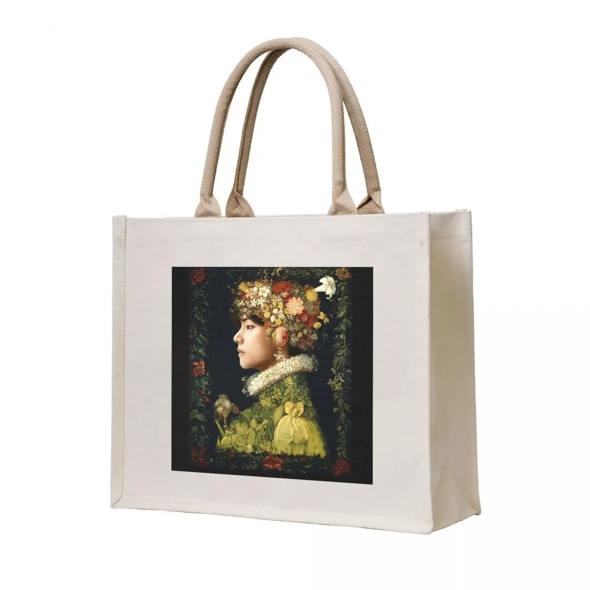 

Taehyung in Spring Tote Bag custom tote bag canvas tote bag shopping cart bags Women's bags
