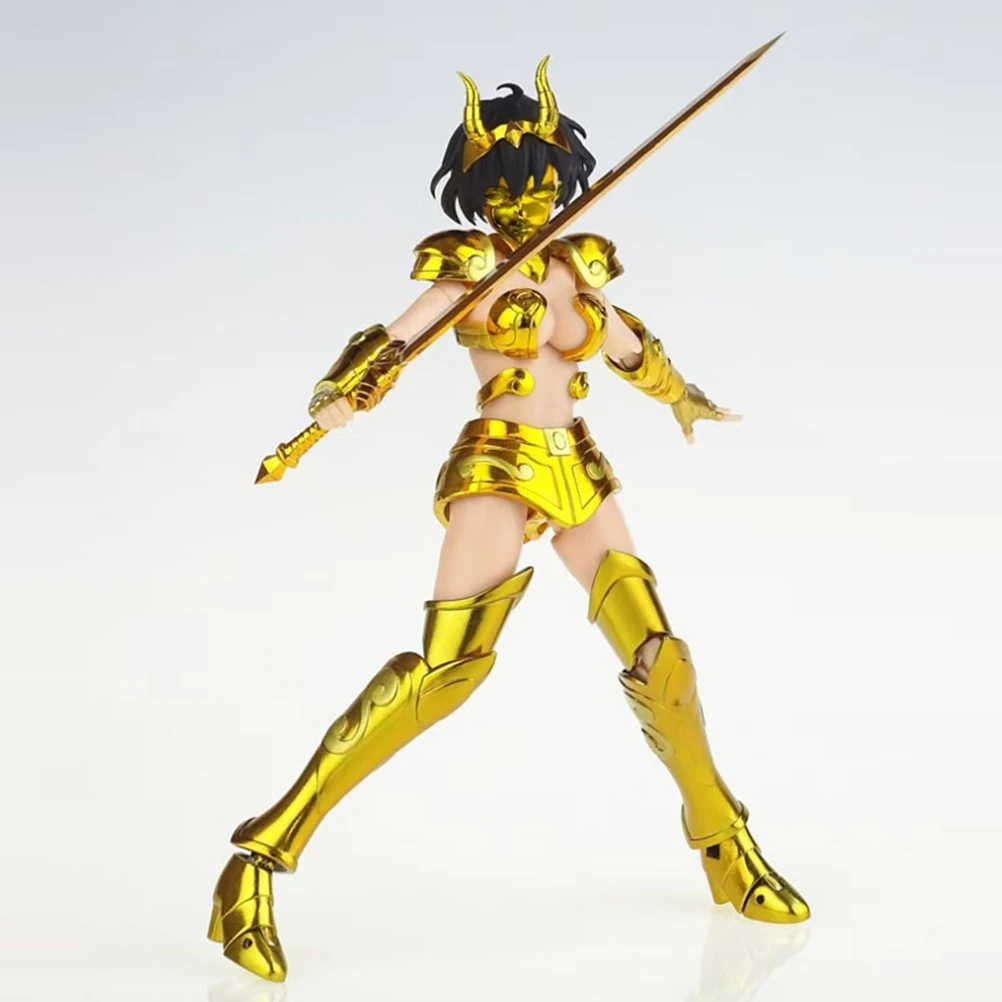 Op voorraad GT-model 《HOLY CONTRACT》Saint Seiya Myth Cloth Steenbok Andrea Gold Saint Cloth Knights of the Zodiac-actiefiguur