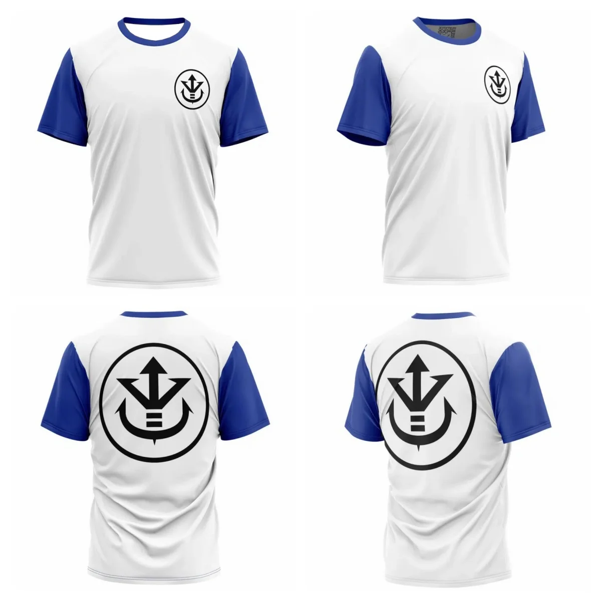 جديد فيغيتا لعبة دراغون بول Z تي شيرت موضة انمي ياباني ملابس مطبوعة تي شيرت الجولة الرقبة قمصان قصيرة الأكمام تي شيرت #1