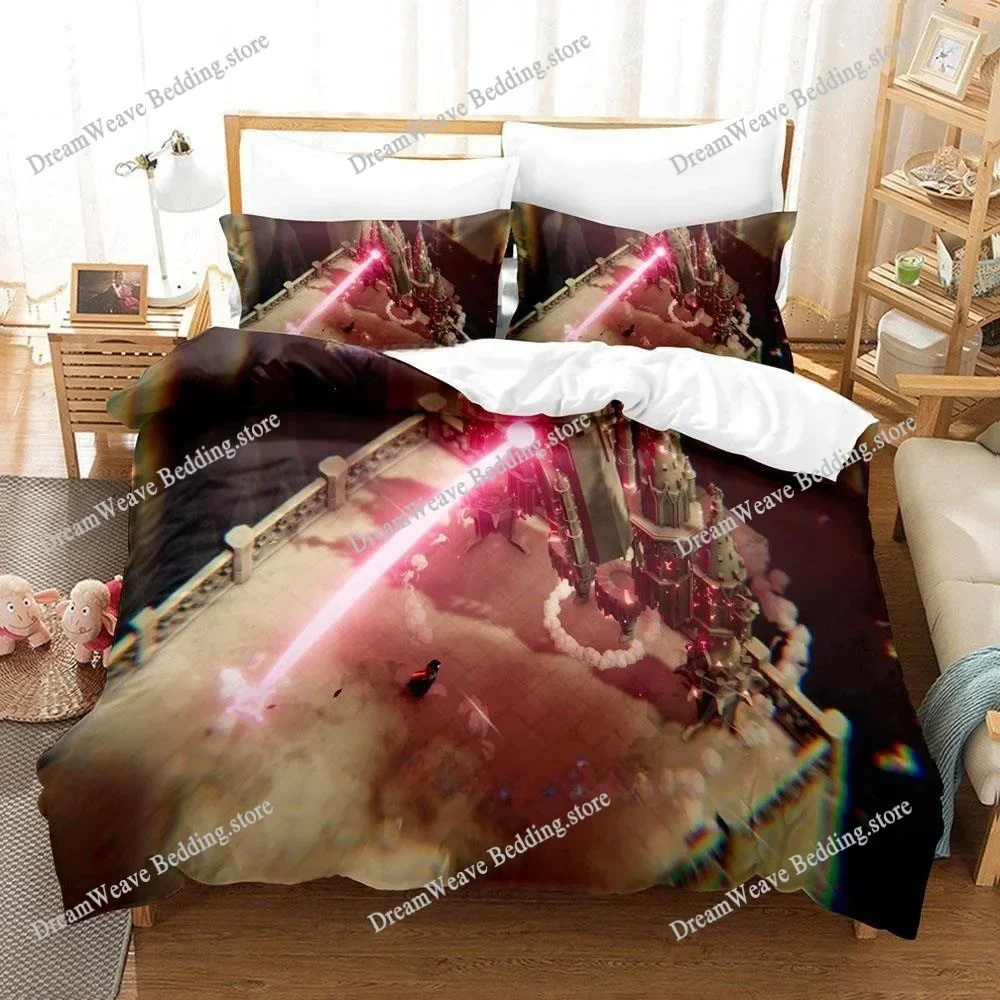 Game Death's Door Bedding Set Single Twin Full Queen King Size Bed Set Teenager Bedroom Sheet Set 3D Print Anime Bed Sheet Set