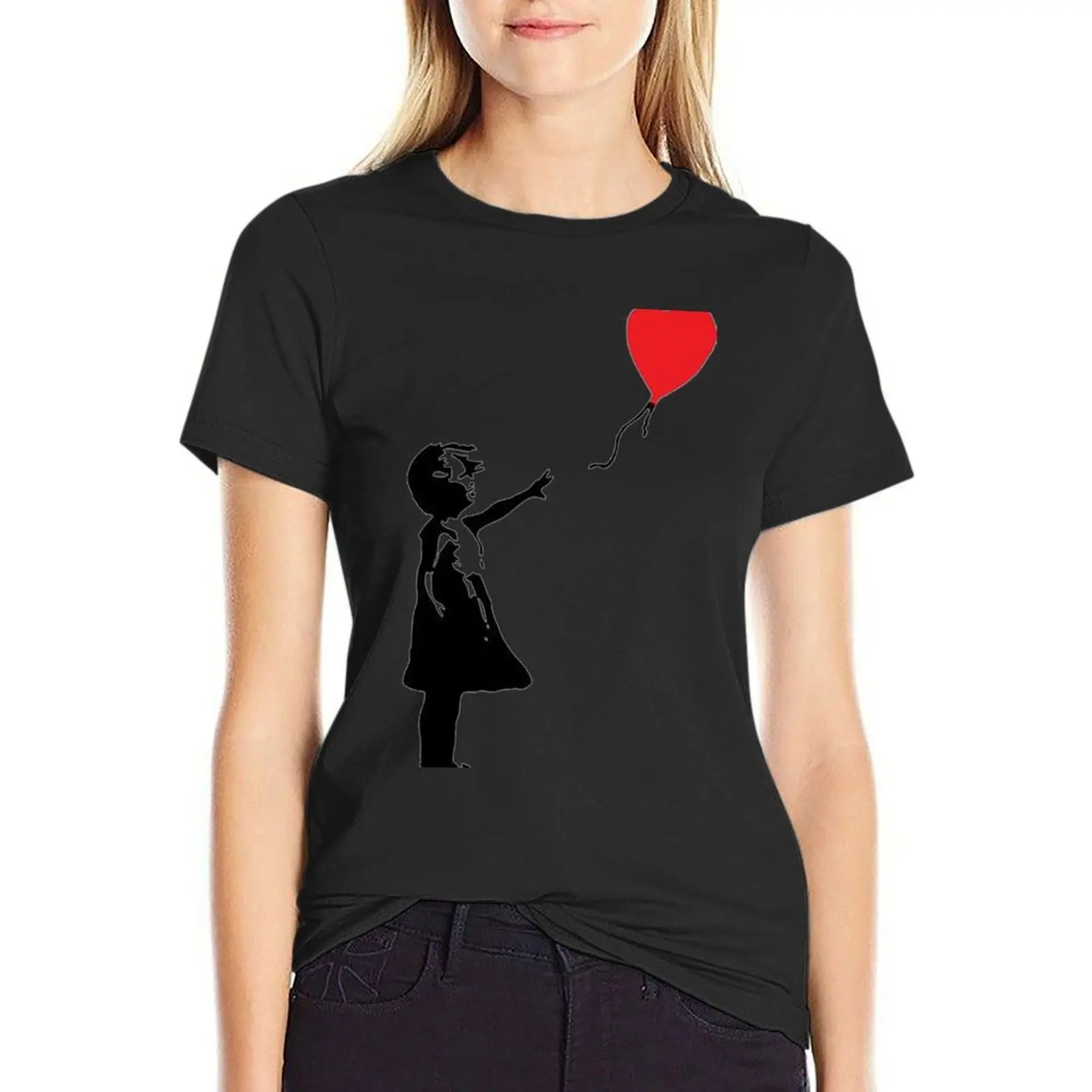 

heart shaped balloon T-Shirt sublime customs design your own cute tops t-shirts for Women pack