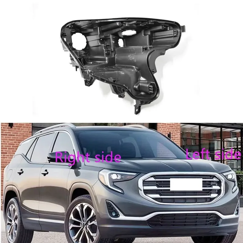 For GMC TERRAIN 2018 2019 2020 2021 Headlamp Base Headlight Rear shell Headlight House Black rear shell