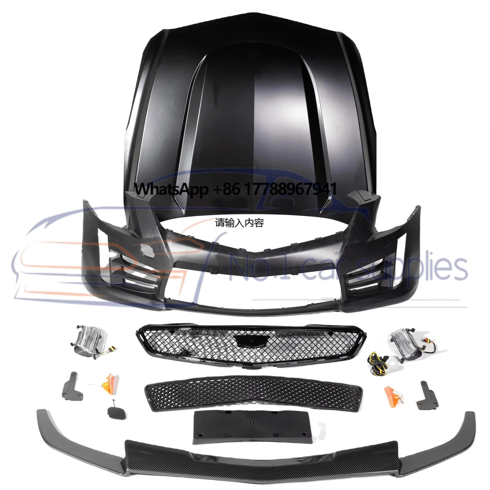 

Wholesale Factory Supply Car Body Parts III V Style ATS Front Bumper Cadillac Body Kit 2013-2019