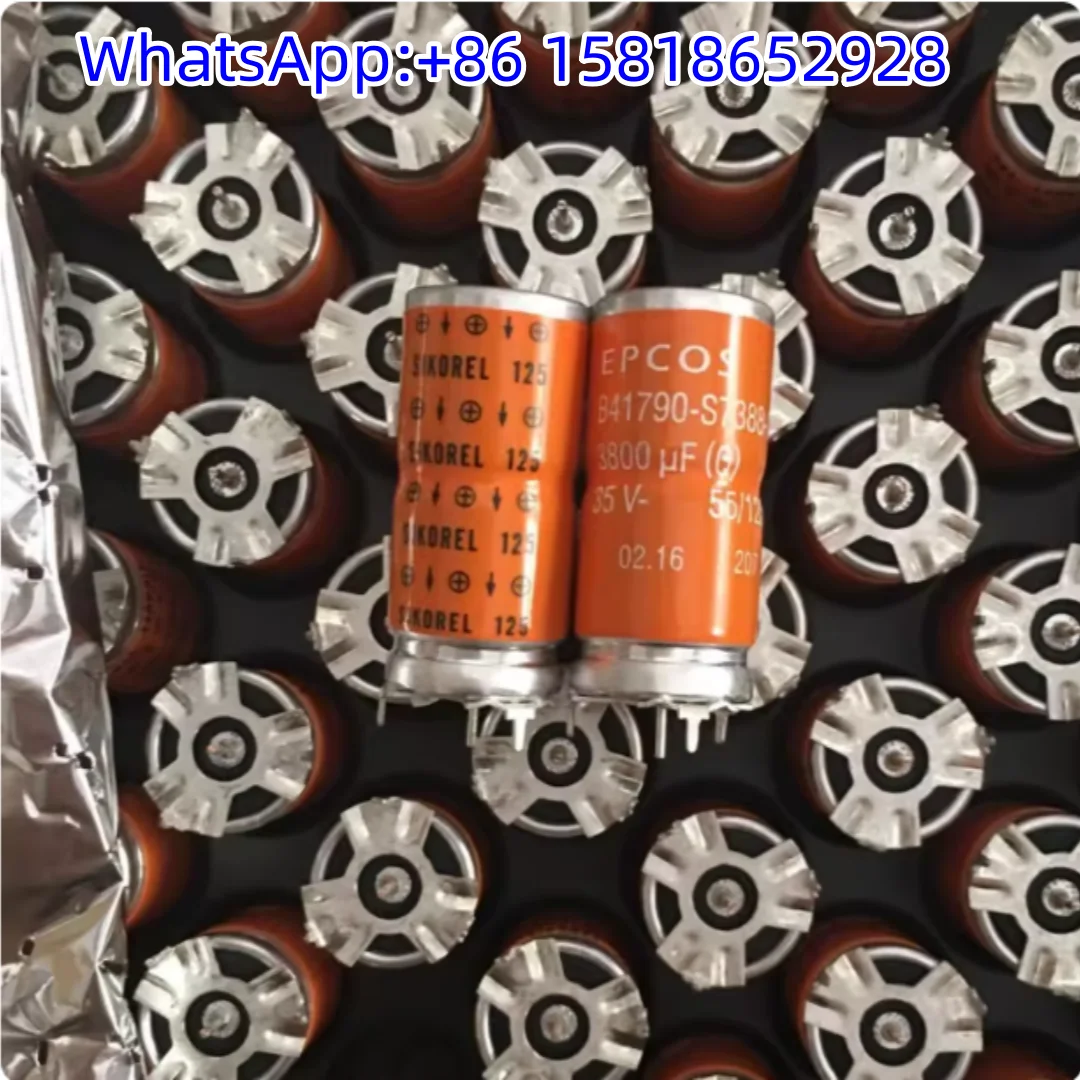 2pcs 35V3800UF Siemens EPCOS 125°C LL Automotive Vertical Electrolytic Capacitor B41790S7388Q1