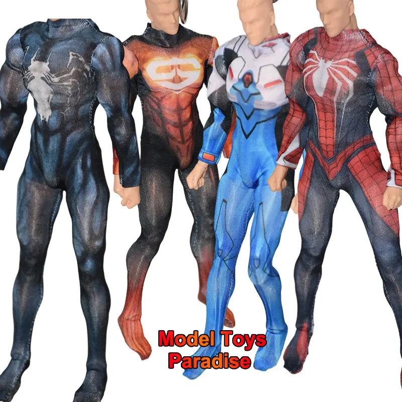 

Customize 1/12 Scale Men Soldier 3D Printed Half Zipper Combat Jumpsuit Clothes Fit 6inch VTOYS Romankey Action Figure Body